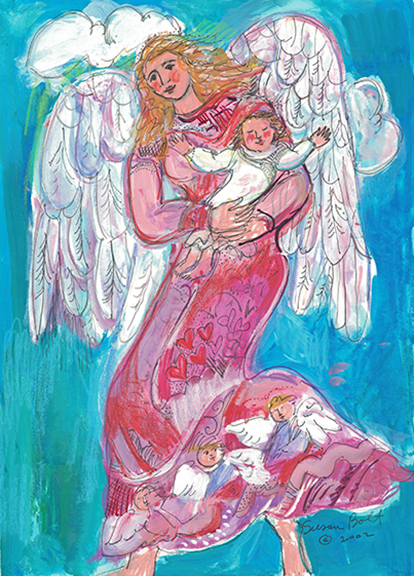 God Bless the Children Painting by Sue Bolt