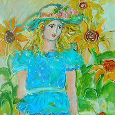 Elizabeth - Painting by Sue Bolt