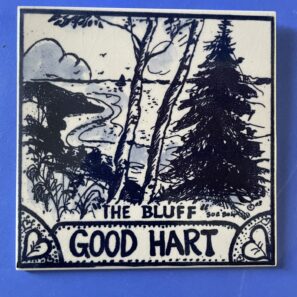 Limited Edition Blue & White tile Good Hart The Bluff