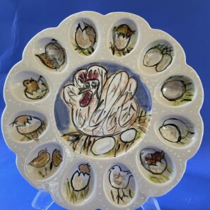 Silkie and her Chickees Deviled Egg Plate