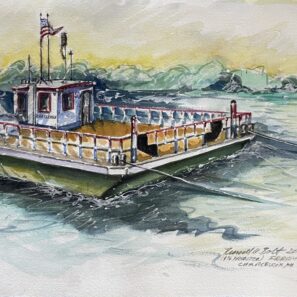 Ironton Ferry - Original Painting