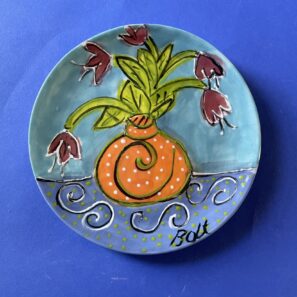 Tulip Time Small Round Dish